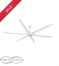 Hunter Pacific The Big Fan 106" High Airflow DC Motor Ceiling Fan with Remote Control - White